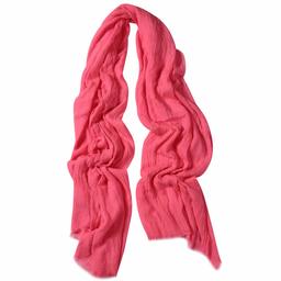 WAMSOFT Women's Beach Shawl Sun Protective Summer Wrinkle Beach Wrap Lightweight Large Fashion Scarf Solids Head Wrap Shawl Scarf Pashmina Gift Pink