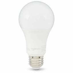 AmazonBasics - foco LED A19 (no regulable, 10.000 horas de vida útil), 100 vatios, 16 unidades, Daylight