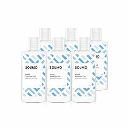 Amazon Brand - Solimo Hand Sanitizer Gel, 60 ml (Pack of 6)