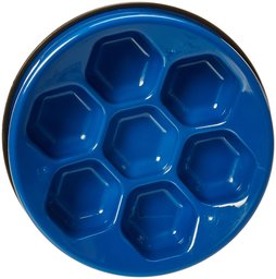 AmazonBasics Dog Slow Feeder Bowl for Anti-Bloating,Soccer Ball-Blue