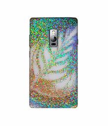 Amazon Brand - Solimo Designer Sparkle Coffee 3D Printed Hard Back Case Mobile Cover for OnePlus 2