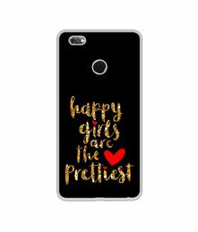 Amazon Brand - Solimo Designer Happy Girls are The Prettiest UV Printed Soft Back Case Mobile Cover for Gionee M7 Power