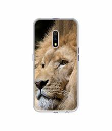 Amazon Brand - Solimo Designer Lion UV Printed Soft Back Case Mobile Cover for Realme X