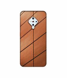 Amazon Brand - Solimo Designer Leather Texture 3D Printed Hard Back Case Mobile Cover for Vivo S1 Pro