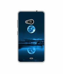 Amazon Brand - Solimo Designer Moon Pattern Print UV Printed Soft Back Case Mobile Cover for Microsoft Lumia 535