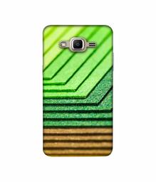 Amazon Brand - Solimo Designer Green Shad Texture 3D Printed Hard Back Case Mobile Cover for Samsung Galaxy J2 Prime