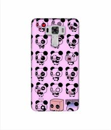 Amazon Brand - Solimo Designer Panda Experation 3D Printed Hard Back Case Mobile Cover for Asus Zenfone 3 Laser ZC551KL