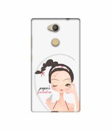 Amazon Brand - Solimo Designer Papa's Princess 3D Printed Hard Back Case Mobile Cover for Sony Xperia L2