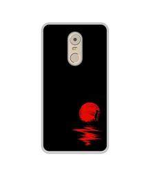 Amazon Brand - Solimo Designer Red Moon UV Printed Soft Back Case Mobile Cover for Lenovo K6 Note