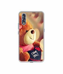 Amazon Brand - Solimo Designer Teddy Bear UV Printed Soft Back Case Mobile Cover for Vivo Z1x