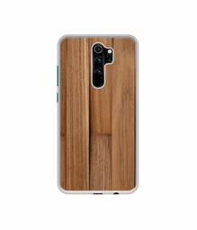 Amazon Brand - Solimo Designer Wooden Art UV Printed Soft Back Case Mobile Cover for Mi Redmi Note 8 Pro