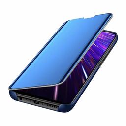 Amazon Brand - Solimo Protective Clear View flip Cover for Vivo Z1 Pro (Blue)