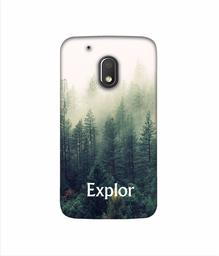 Amazon Brand - Solimo Designer Explor 3D Printed Hard Back Case Mobile Cover for Motorola Moto G4 Play