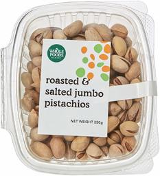 Whole Foods Market Roasted and Salted Jumbo Pistachios, 250 g