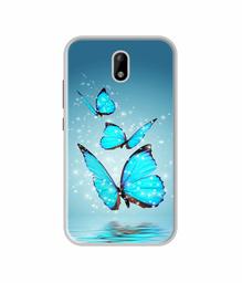 Amazon Brand - Solimo Designer Flying Butterflies UV Printed Soft Back Case Mobile Cover for Itel A23