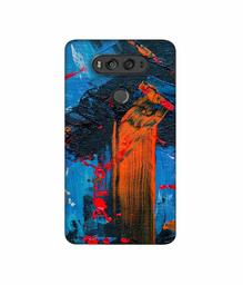 Amazon Brand - Solimo Designer Brush Texture 3D Printed Hard Back Case Mobile Cover for LG V20