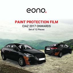 Amazon Brand-Eono Paint Protection Film Kit for Maruti Ciaz (12 Pieces)