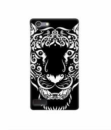 Amazon Brand - Solimo Designer White Tiger 3D Printed Hard Back Case Mobile Cover for Oppo Neo 7