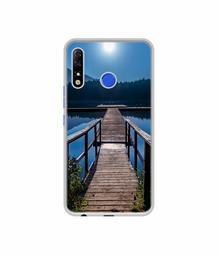 Amazon Brand - Solimo Designer Wooden Beach UV Printed Soft Back Case Mobile Cover for Tecno Spark 4