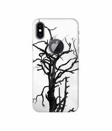 Amazon Brand - Solimo Designer Dark Tree 3D Printed Hard Back Case Mobile Cover for Apple iPhone Xs Max (Logo Cut)