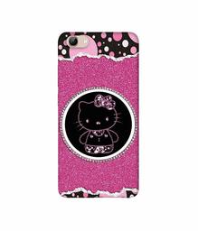 Amazon Brand - Solimo Designer Kitty with Glitter 3D Printed Hard Back Case Mobile Cover for Vivo Y71