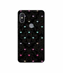 Amazon Brand - Solimo Designer Heart Texture UV Printed Soft Back Case Mobile Cover for Mi Redmi Y2