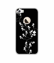 Amazon Brand - Solimo Designer Color Flowers UV Printed Soft Back Case Mobile Cover for Apple iPhone 5 / 5S