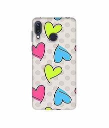 Amazon Brand - Solimo Designer Multicolor Heart 3D Printed Hard Back Case Mobile Cover for Asus Zenfone Max M1 ZB555KL