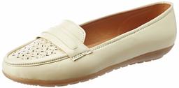 Amazon Brand - Symbol Women's Cream Loafers-4 UK (37 EU) (7 US) (AZ-WSY-04)