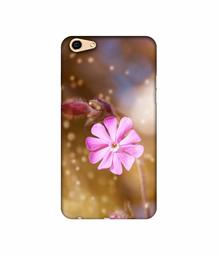 Amazon Brand - Solimo Designer Pink Flower 3D Printed Hard Back Case Mobile Cover for Oppo F3