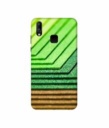 Amazon Brand - Solimo Designer Green Shad Texture 3D Printed Hard Back Case Mobile Cover for Vivo Y95