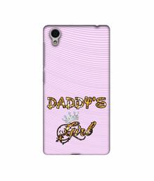 Amazon Brand - Solimo Designer Daddy's Girl in Glitter Pattern 3D Printed Hard Back Case Mobile Cover for Vivo Y51L