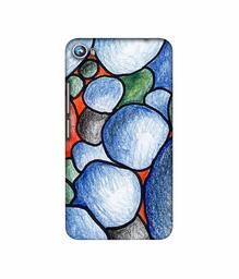 Amazon Brand - Solimo Designer Pebbles Drawing 3D Printed Hard Back Case Mobile Cover for Micromax Canvas Fire 4 A107