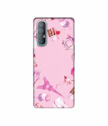 Amazon Brand - Solimo Designer Ladies Accessories 3D Printed Hard Back Case Mobile Cover for Oppo Reno 3 Pro