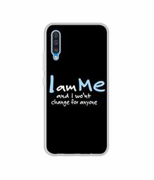 Amazon Brand - Solimo Designer Quotes UV Printed Soft Back Case Mobile Cover for Samsung Galaxy A50