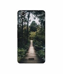 Amazon Brand - Solimo Designer Wooden Bridge 3D Printed Hard Back Case Mobile Cover for Micromax Canvas Selfie 2 Q340