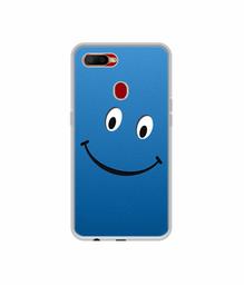 Amazon Brand - Solimo Designer Happy UV Printed Soft Back Case Mobile Cover for Oppo A5s