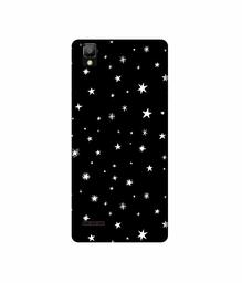 Amazon Brand - Solimo Designer Sperking Stars 3D Printed Hard Back Case Mobile Cover for Oppo A35