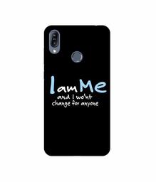 Amazon Brand - Solimo Designer Quotes 3D Printed Hard Back Case Mobile Cover for Asus Zenfone Max (M2) ZB633KL