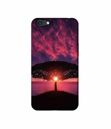 Amazon Brand - Solimo Designer Nature Digital Painting 3D Printed Hard Back Case Mobile Cover for Oppo A71