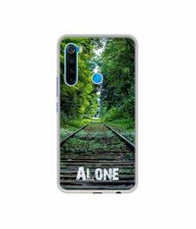 Amazon Brand - Solimo Designer Alone UV Printed Soft Back Case Mobile Cover for Mi Redmi Note 8