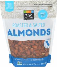 365 Everyday Value, Almonds, Roasted & Salted, 32 oz