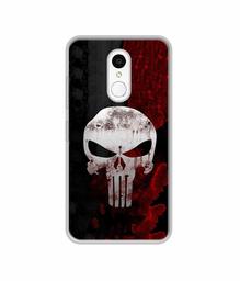 Amazon Brand - Solimo Designer Punisher Skull UV Printed Soft Back Case Mobile Cover for Spice V801