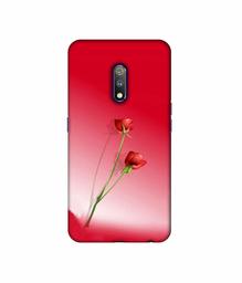 Amazon Brand - Solimo Designer Red Roses 3D Printed Hard Back Case Mobile Cover for Realme X