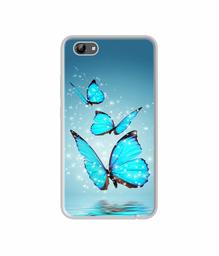 Amazon Brand - Solimo Designer Flying Butterflies UV Printed Soft Back Case Mobile Cover for Vivo Y71