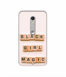 Amazon Brand - Solimo Designer Black Girl Magic 3D Printed Hard Back Case Mobile Cover for Motorola Moto X Play