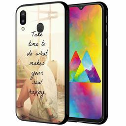 Amazon Brand - Solimo Designer Make Your Soul Happy Printed Hard Back Case Mobile Cover for Samsung Galaxy M20 (D1233)