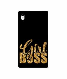 Amazon Brand - Solimo Designer Sparkle Girl Boss 3D Printed Hard Back Case Mobile Cover for Sony Xperia Z2