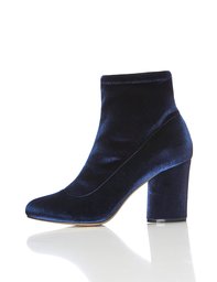 find. Women's Velvet Stretch Ankle Boots Blau (Navy) 3 UK (36 EU)