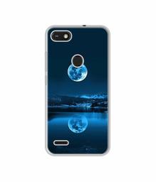 Amazon Brand - Solimo Designer Moon Pattern Print UV Printed Soft Back Case Mobile Cover for Tecno Camon iSky